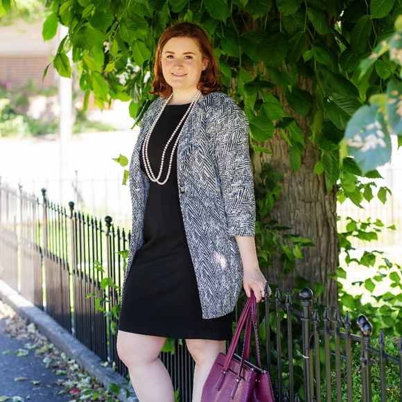 CAbi Jackets & Blazers - SOLD ⬇️ Cabi Zig Zag Tea Length Topper Coat